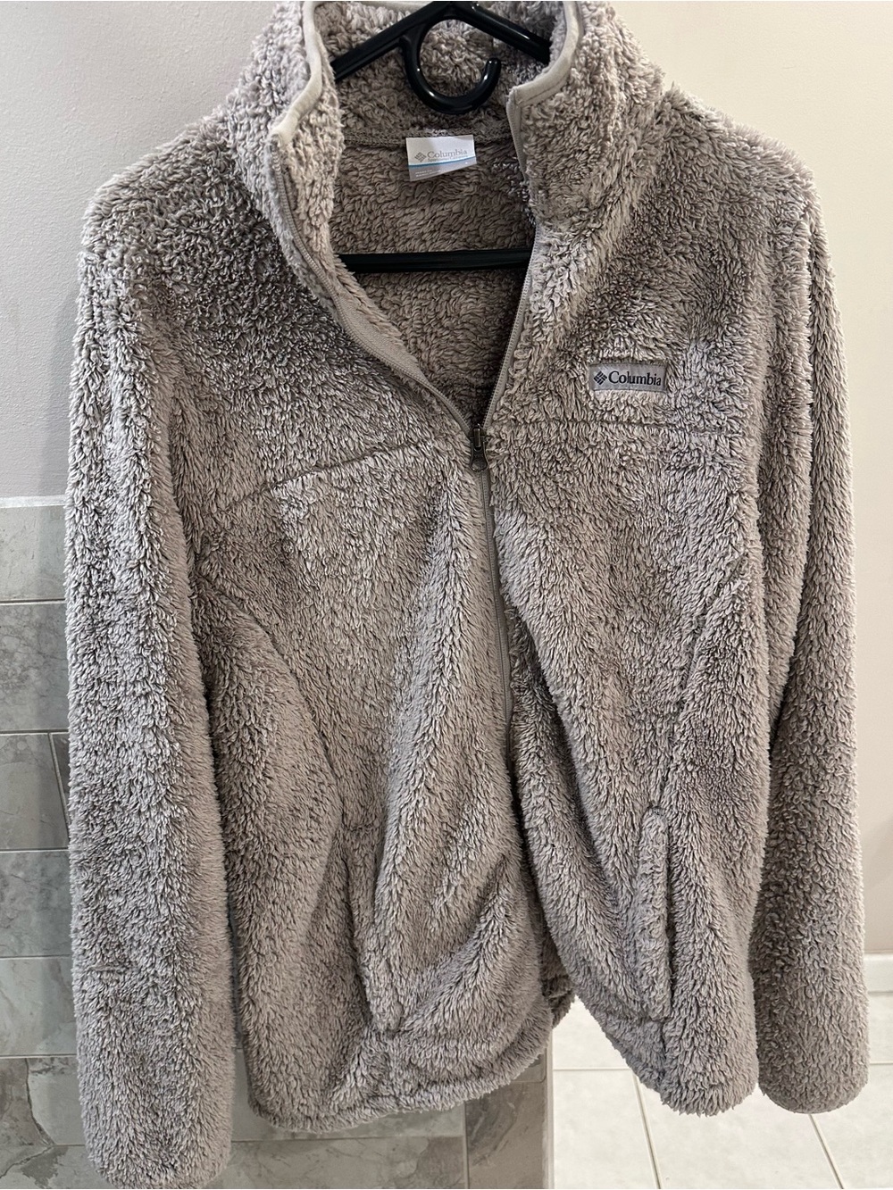 Columbia cloudy day sherpa full zip jacket